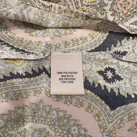 Philosophy Paisley Geo Print Shift Dress Size Small - Picture 5 of 9